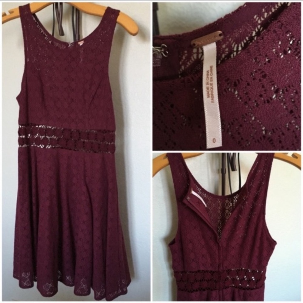 🌸Free People daisy waist lace dress size 0